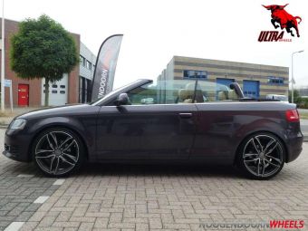 ULTRA WHEELS PRO SPECIAAL GEMAAKT VOOR AUDI IN 19 INCH GEMONTEERD ONDER EEN AUDI A-3
